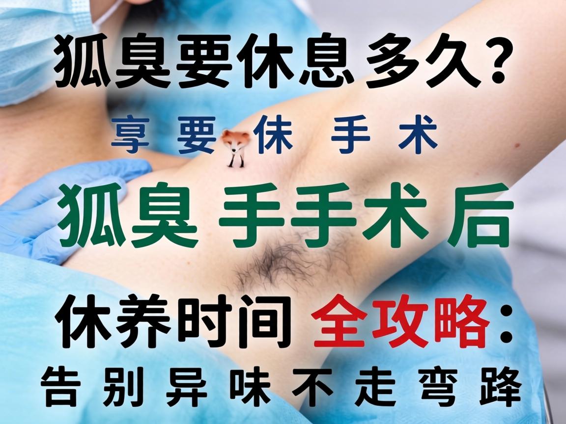 狐臭手术要休息多久？狐臭手术后休养时间全攻略，告别异味不走弯路