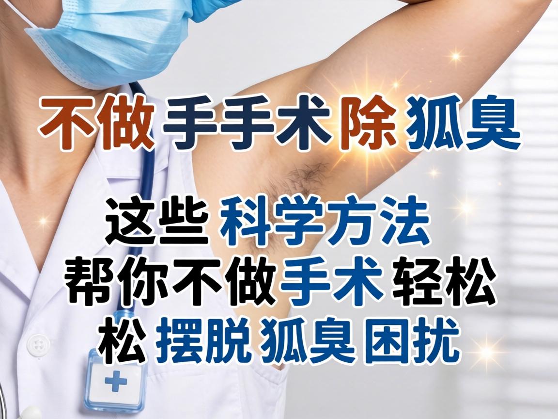 不做手术除狐臭，这些科学方法帮你不做手术轻松摆脱狐臭困扰