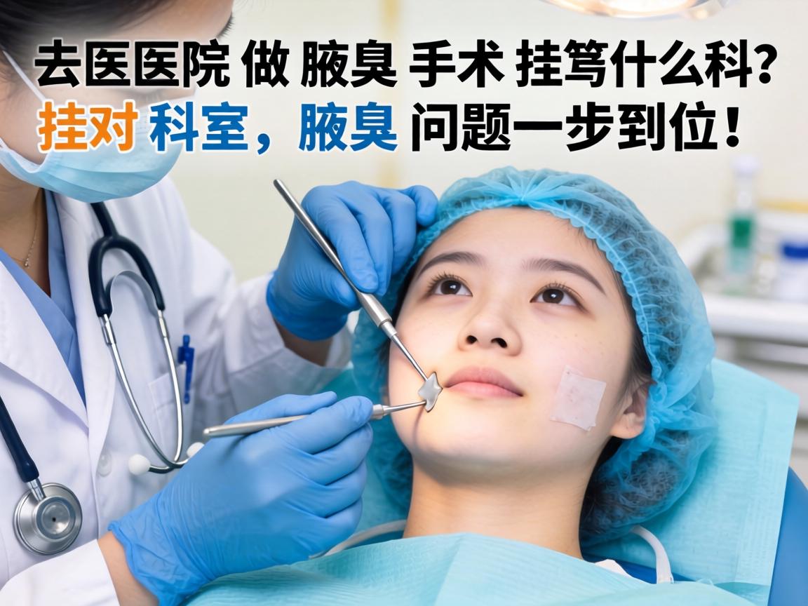 去医院做腋臭手术挂什么科？挂对科室，腋臭问题一步到位！