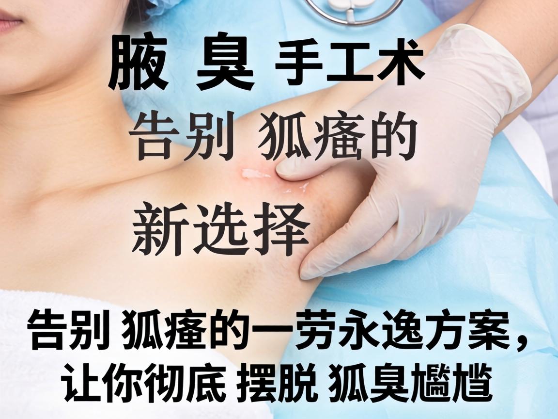 腋臭手术新选择，告别狐臭的一劳永逸方案，让你彻底摆脱狐臭尴尬
