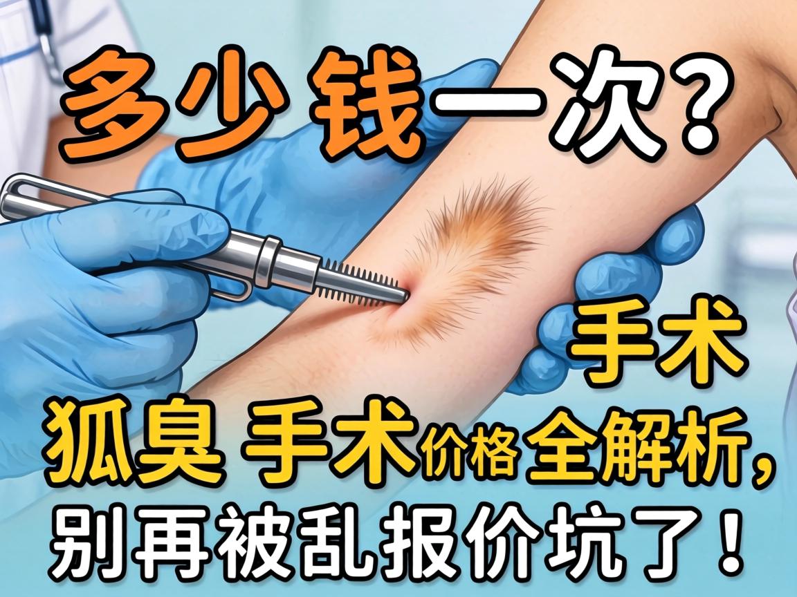 狐臭手术多少钱一次？狐臭手术价格全解析，别再被乱报价坑了！