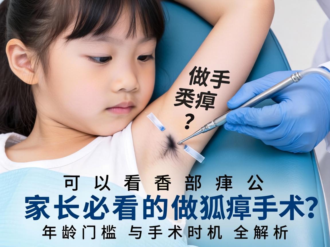 女孩子几岁可以做狐臭手术?家长必看的年龄门槛与手术时机全解析 女孩子几岁可以做狐臭手术?家长必看的年龄门槛与手术时机全解析