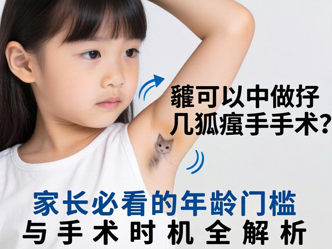 女孩子几岁可以做狐臭手术?家长必看的年龄门槛与手术时机全解析 女孩子几岁可以做狐臭手术?家长必看的年龄门槛与手术时机全解析