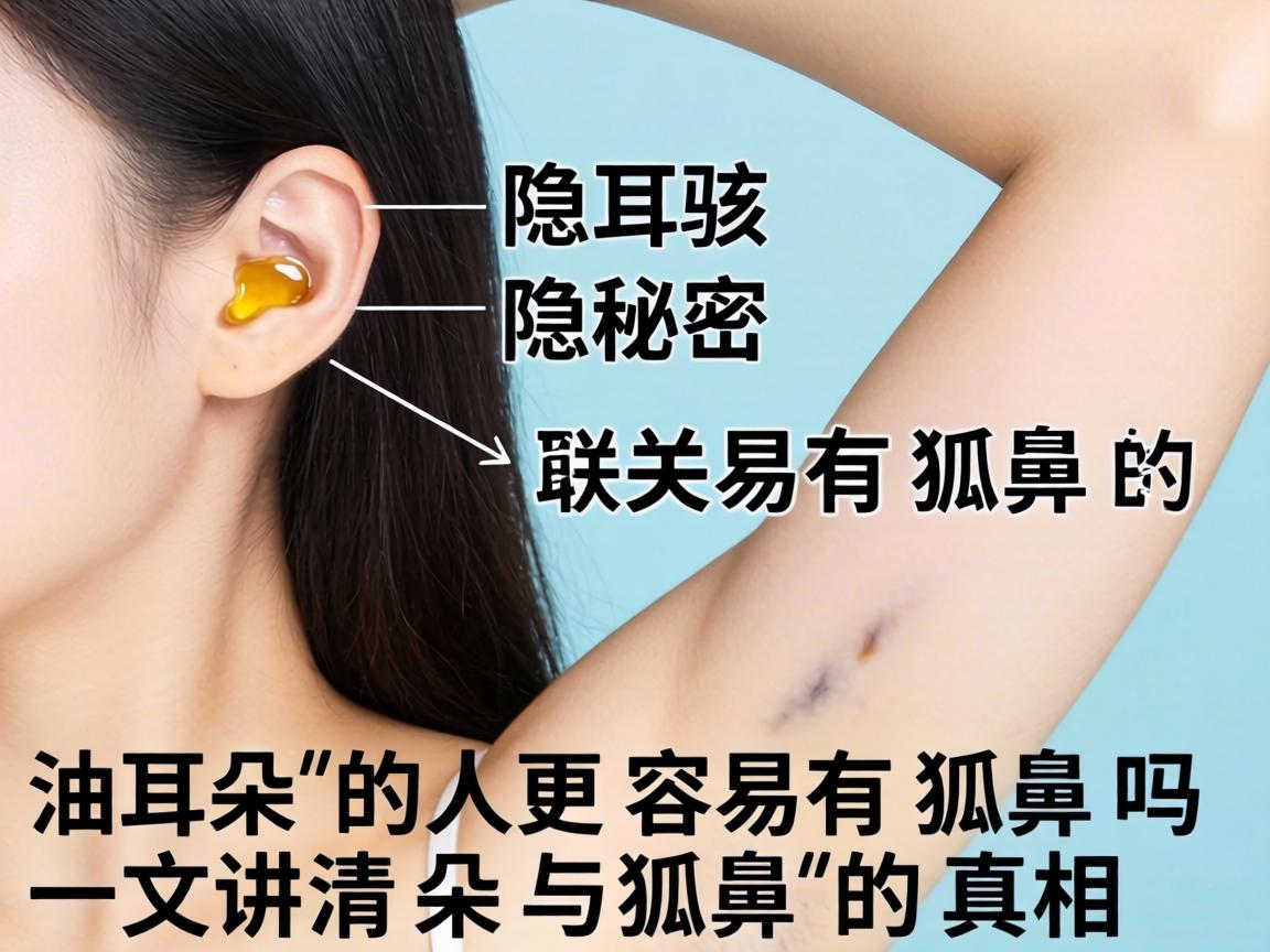 油耳朵与狐臭的隐秘关联，油耳朵的人更容易有狐臭吗？一文讲清油耳朵与狐臭的真相