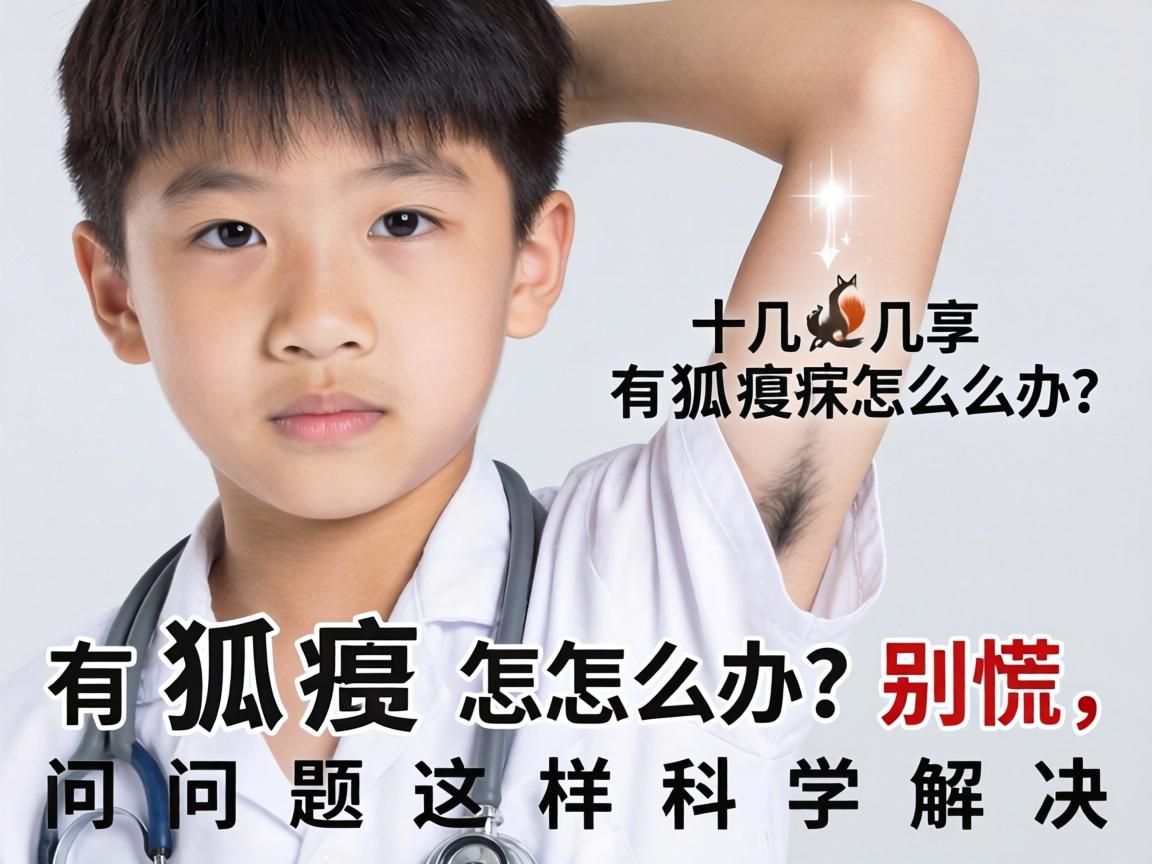 十几岁孩子有狐臭怎么办？别慌，狐臭问题这样科学解决