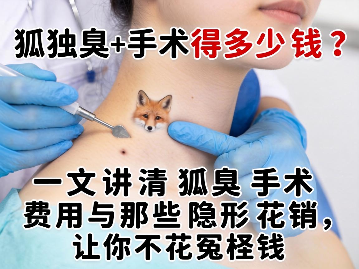 狐臭手术得多少钱?一文讲清狐臭手术费用与那些隐形花销,让你不花冤枉钱 狐臭手术得多少钱?一文讲清狐臭手术费用与那些隐形花销,让你不花冤枉钱