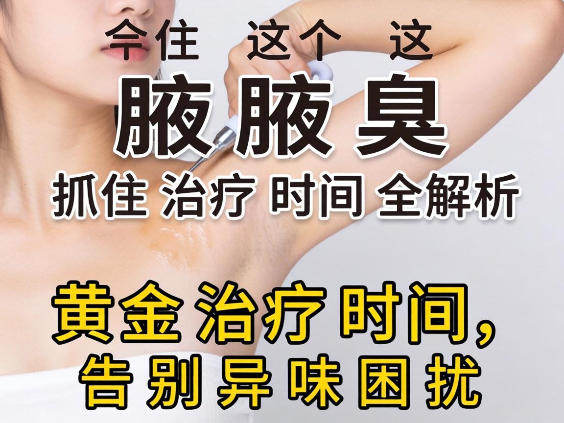 腋臭治疗时间全解析，抓住这个黄金治疗时间，告别异味困扰