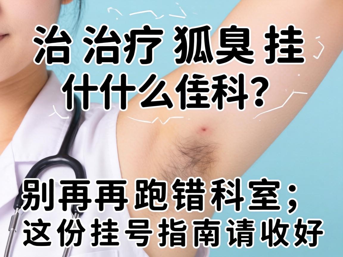 治疗狐臭挂什么科？别再跑错科室，这份挂号指南请收好