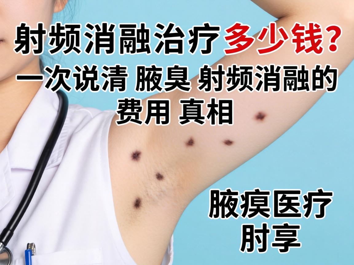 腋臭射频消融治疗多少钱？一次说清腋臭射频消融的费用真相