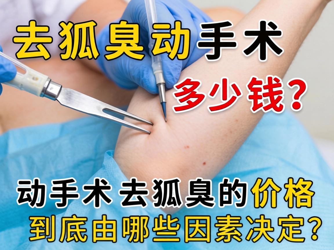去狐臭动手术多少钱？动手术去狐臭的价格到底由哪些因素决定？