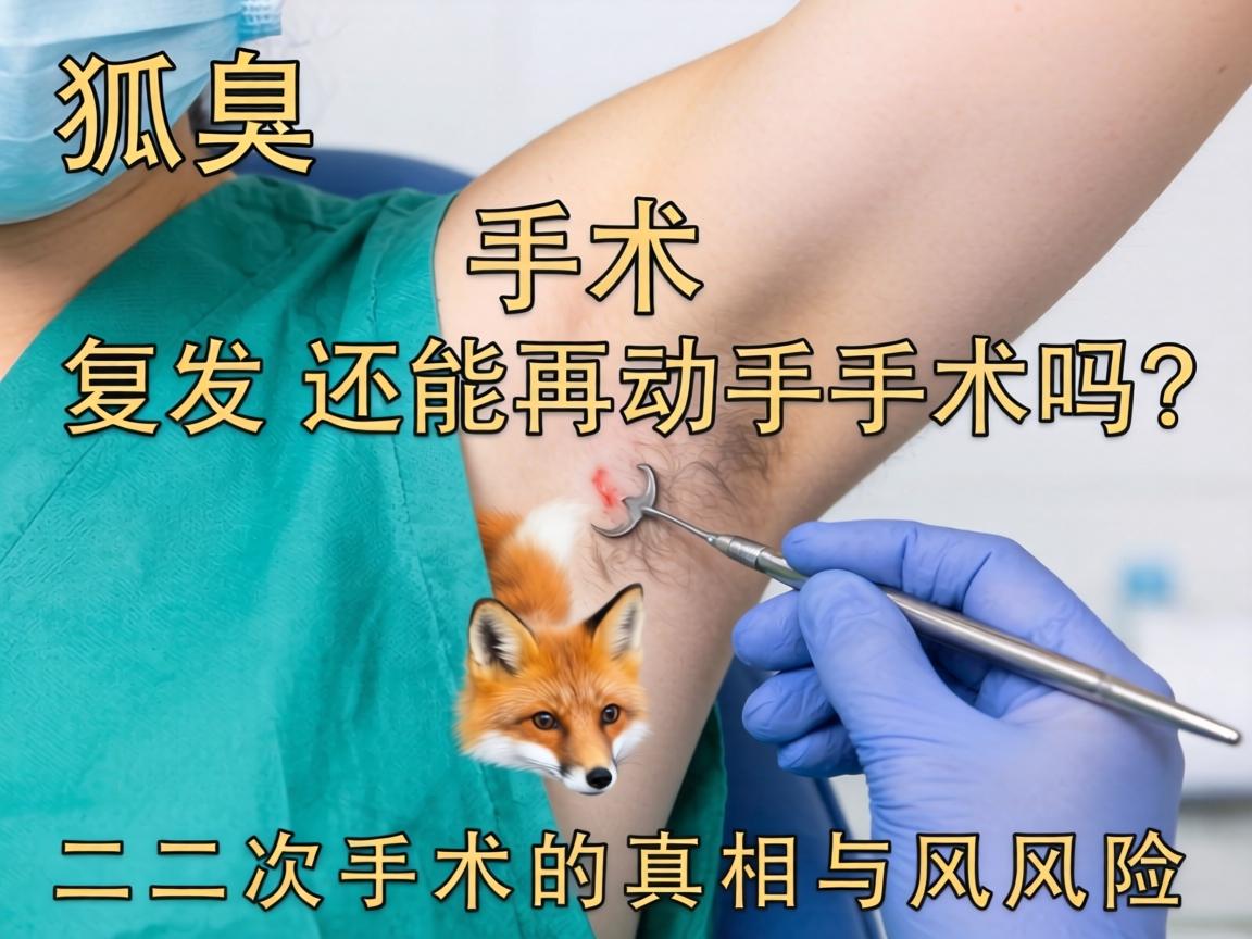 狐臭手术复发还能再动手术吗？二次手术的真相与风险