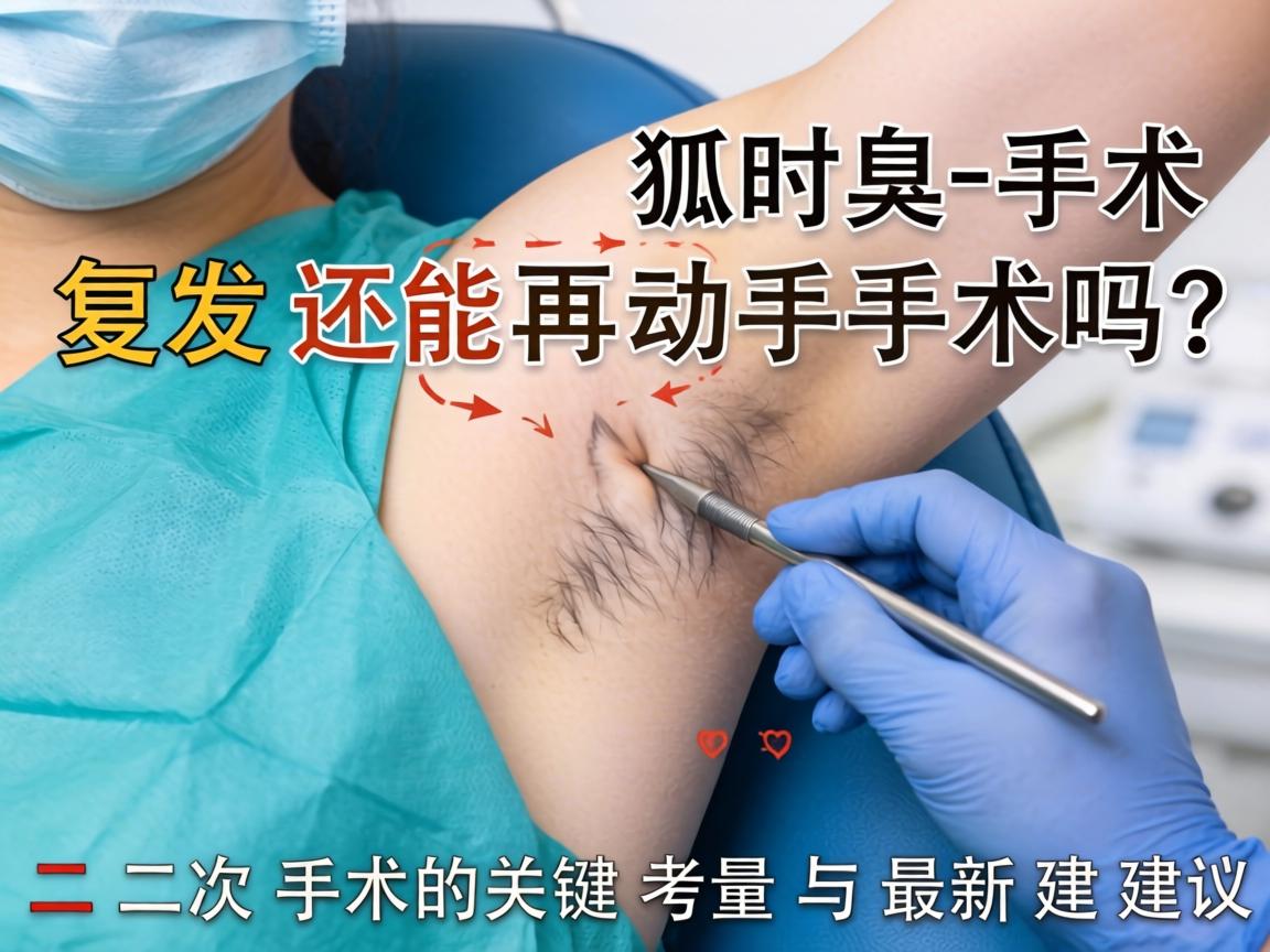 狐臭手术复发还能再动手术吗？二次手术的关键考量与最新建议