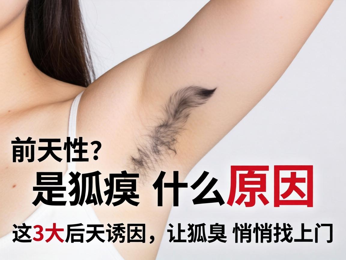 后天性狐臭是什么原因？这3大后天诱因，让狐臭悄悄找上门