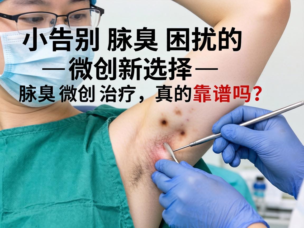 微创腋臭手术，告别腋臭困扰的微创新选择—腋臭微创治疗，真的靠谱吗？