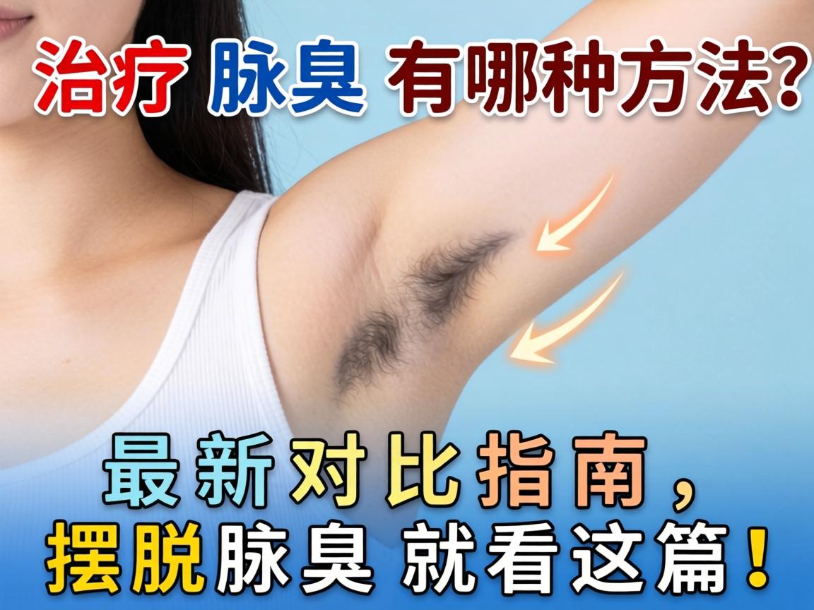 治疗腋臭有哪种方法？最新对比指南，摆脱腋臭就看这篇！