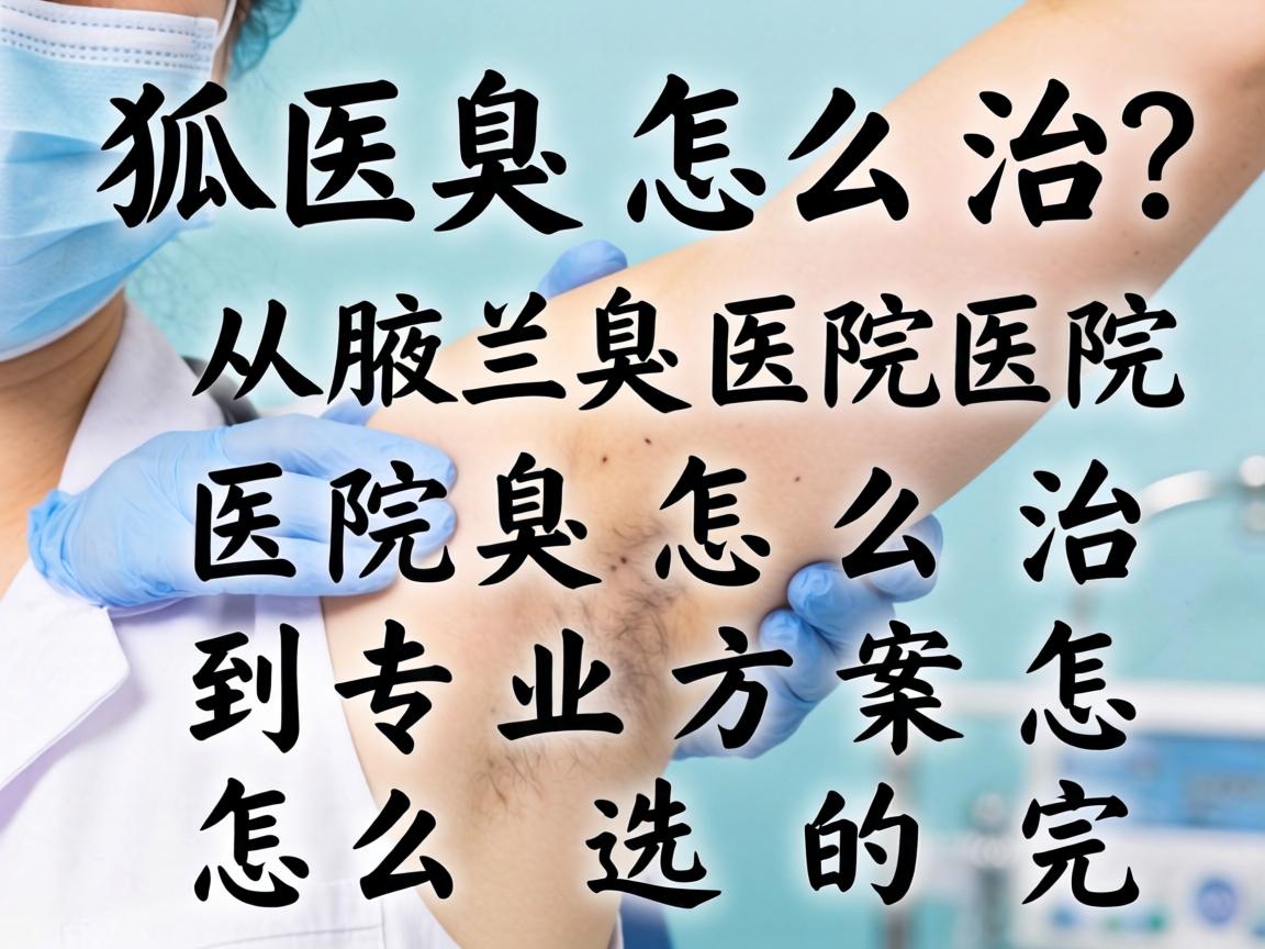 狐臭医院怎么治?从腋臭医院怎么治到专业方案怎么选的完整解析 狐臭医院怎么治?从腋臭医院怎么治到专业方案怎么选的完整解析