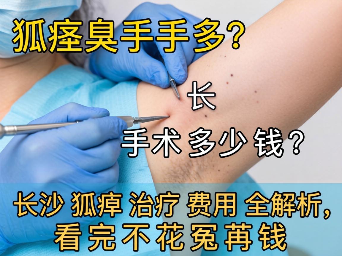 狐臭手术多少钱？长沙狐臭治疗费用全解析，看完不花冤枉钱