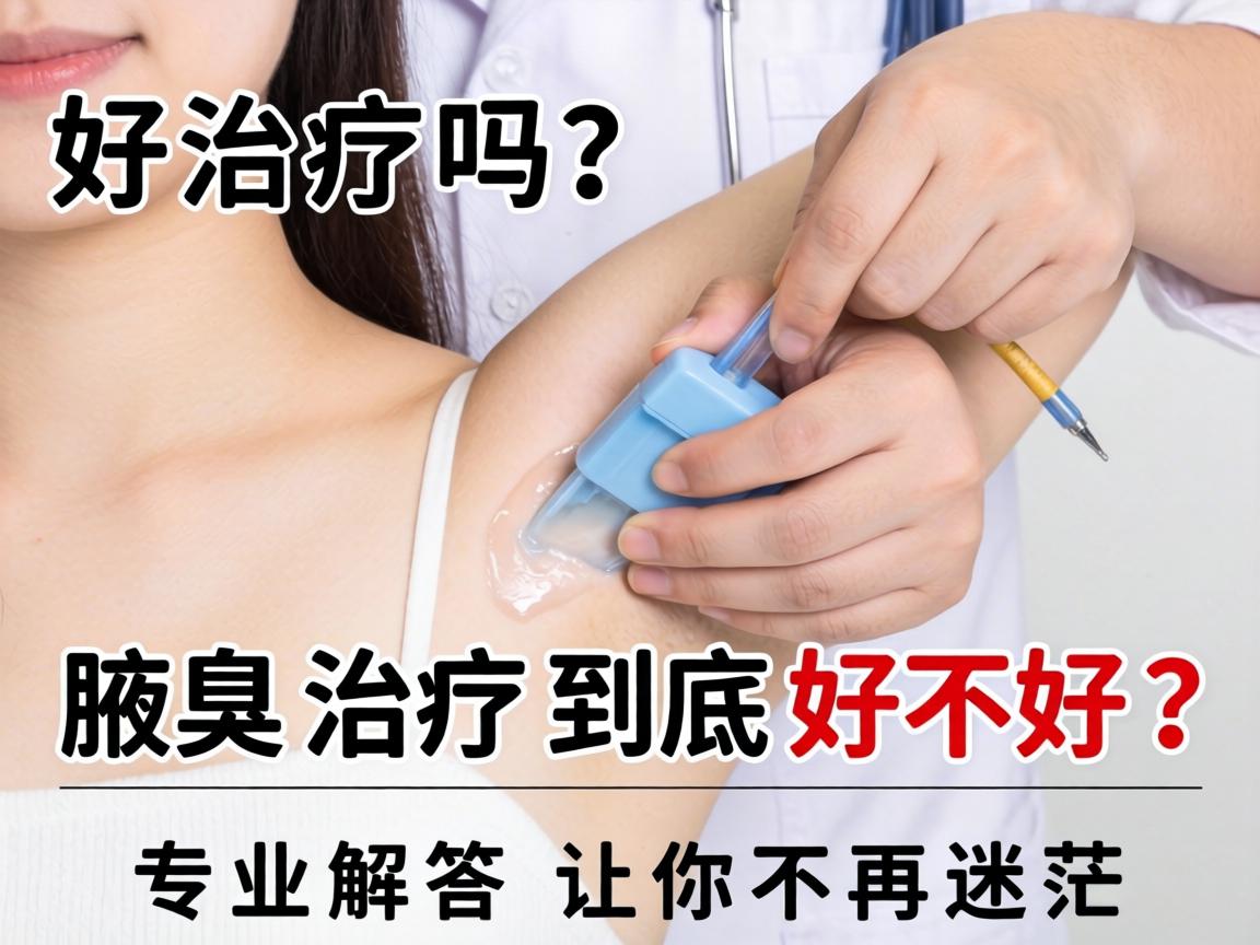腋臭好治疗吗？腋臭治疗到底好不好？专业解答让你不再迷茫