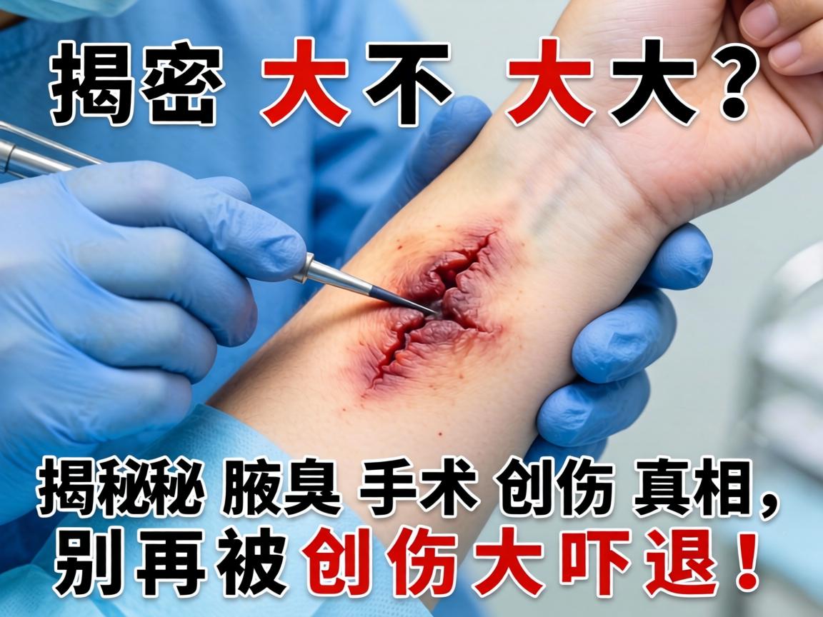 腋臭手术创伤大不大？揭秘腋臭手术创伤真相，别再被创伤大吓退！