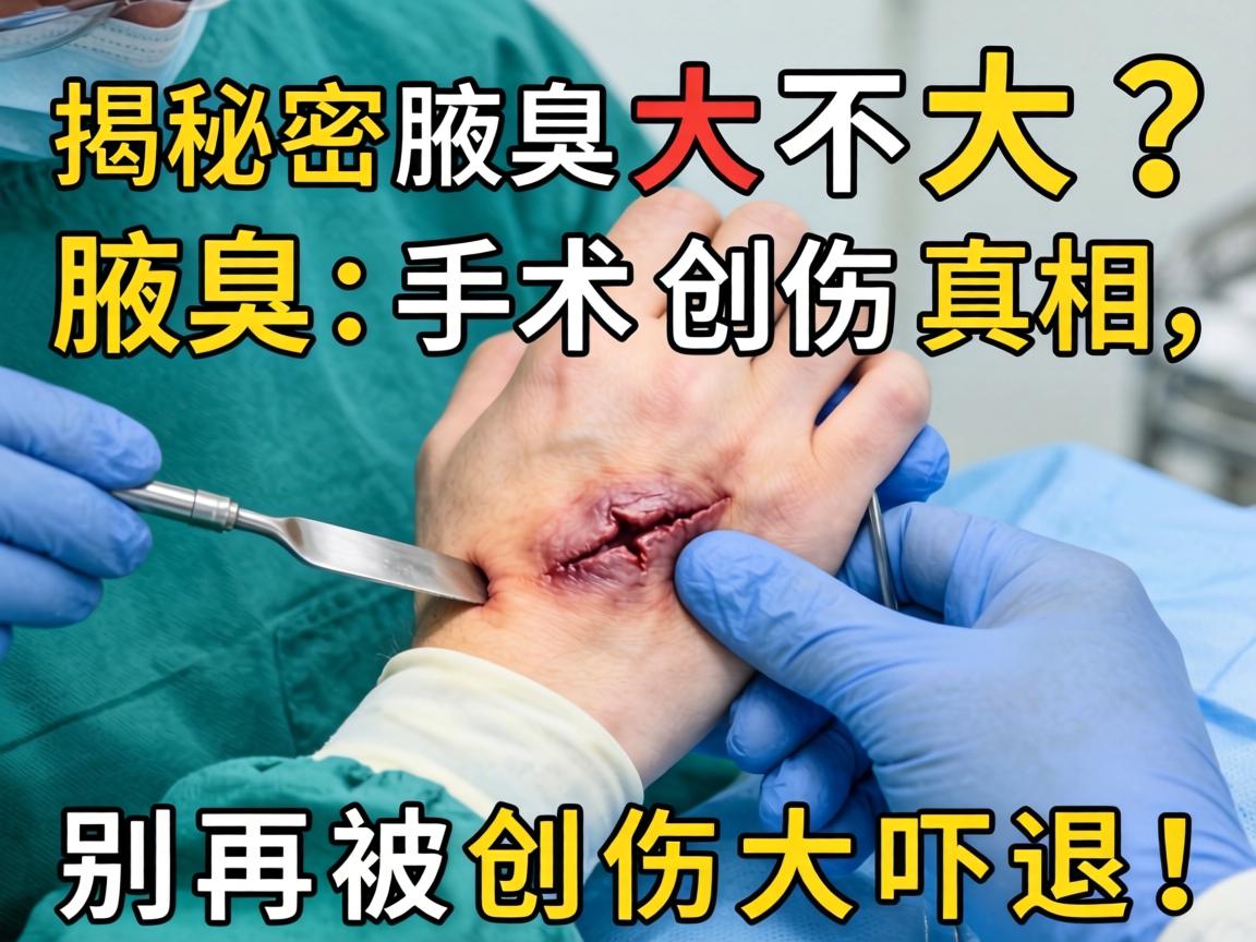 腋臭手术创伤大不大？揭秘腋臭手术创伤真相，别再被创伤大吓退！