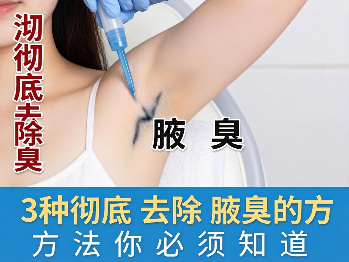 彻底去除腋臭，这3种彻底去除腋臭的方法你必须知道