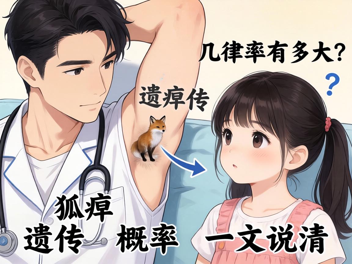 父亲狐臭遗传女儿几率有多大？狐臭遗传概率一文说清