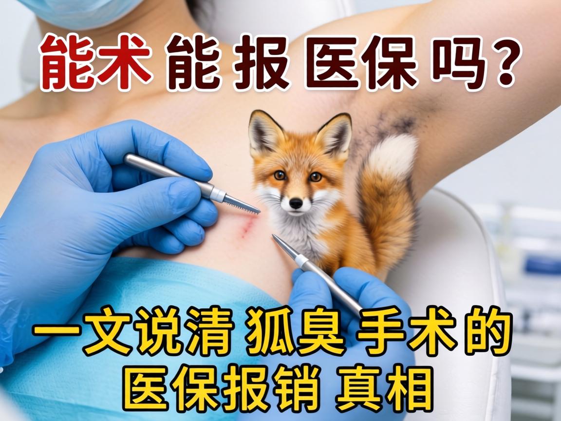 狐臭手术能报医保吗？一文说清狐臭手术的医保报销真相