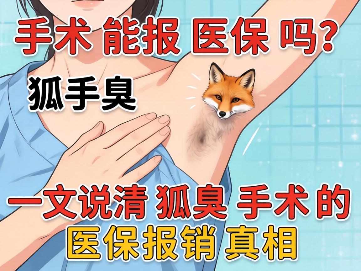 狐臭手术能报医保吗？一文说清狐臭手术的医保报销真相