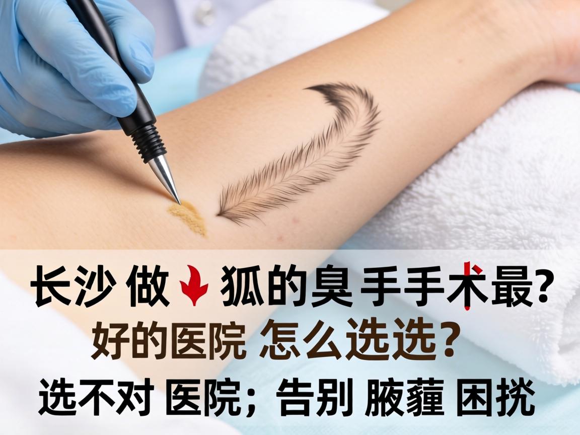 长沙做狐臭手术最好的医院怎么选？选对医院，告别腋臭困扰