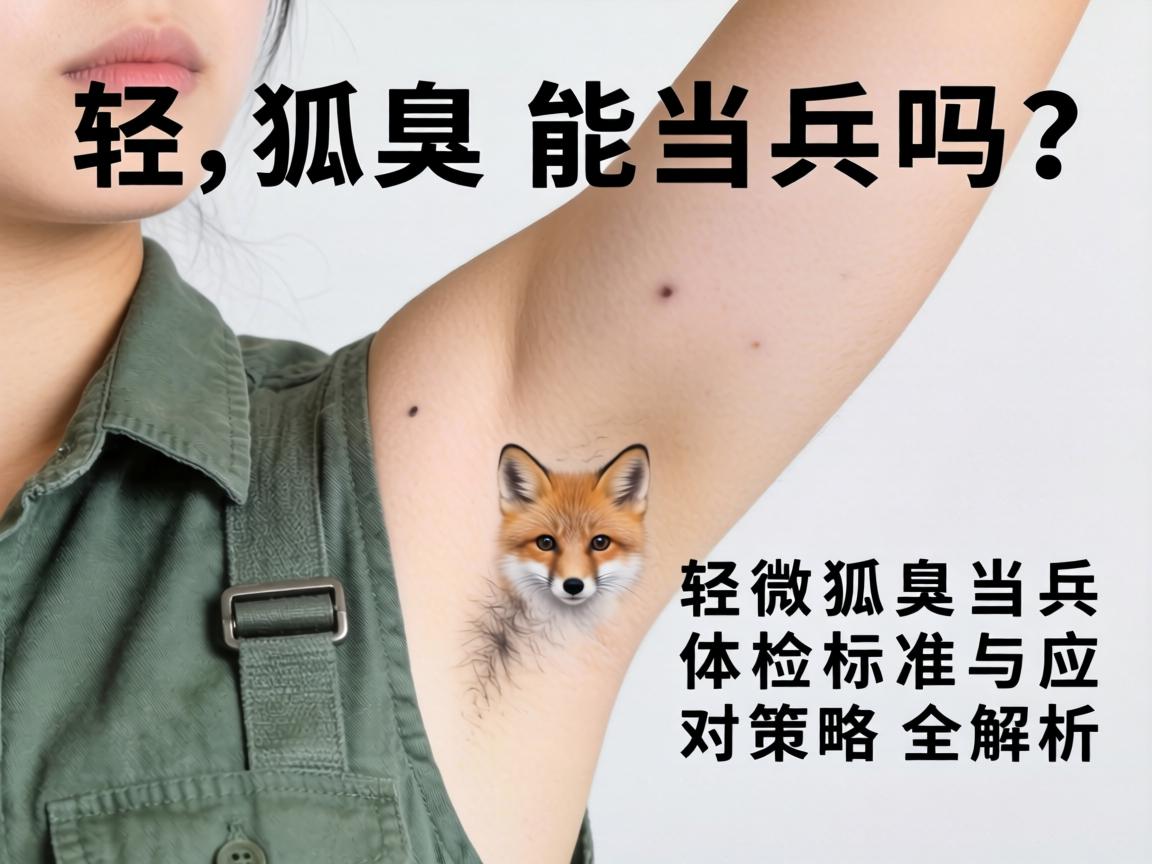 轻微狐臭能当兵吗？轻微狐臭当兵体检标准与应对策略全解析