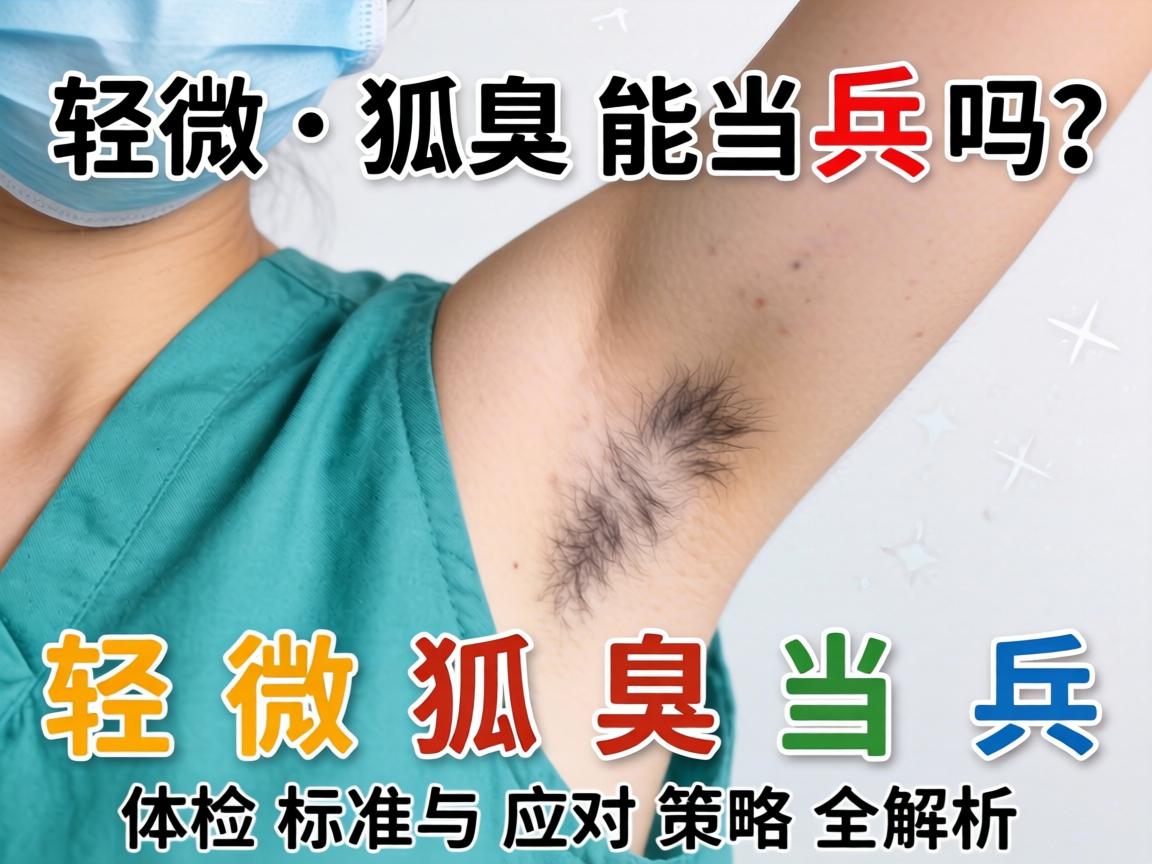 轻微狐臭能当兵吗？轻微狐臭当兵体检标准与应对策略全解析