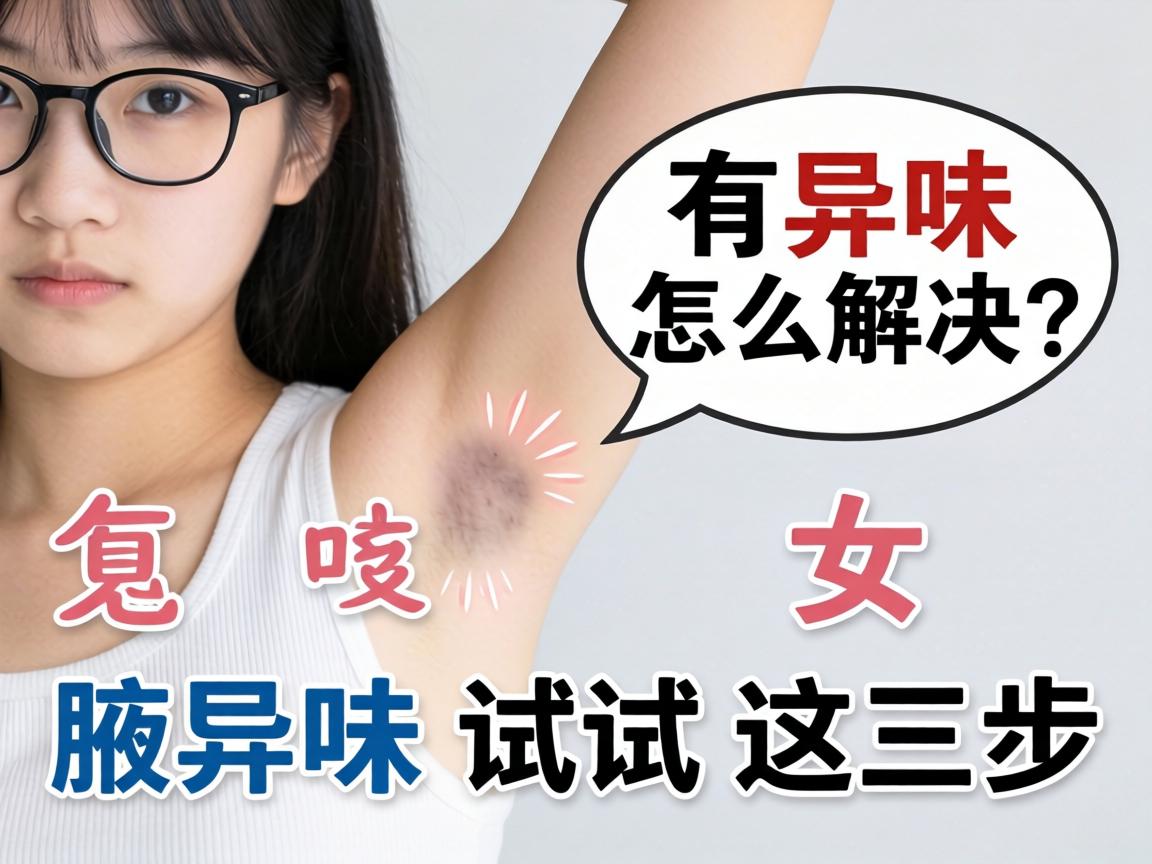 腋下有异味怎么解决？女孩腋下有异味试试这三步