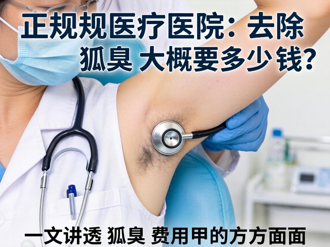 正规医院去除狐臭大概要多少钱？一文讲透狐臭费用的方方面面