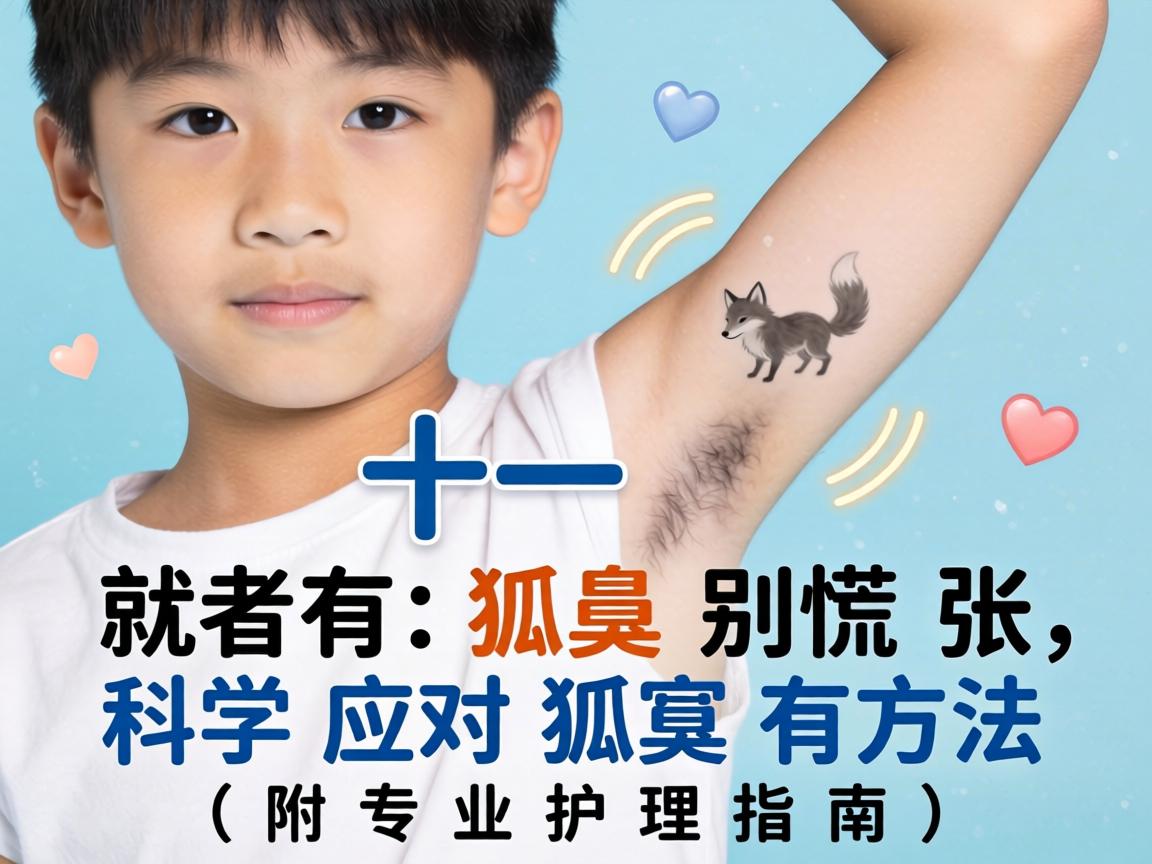 十岁就有狐臭别慌张，科学应对狐臭有方法（附专业护理指南）
