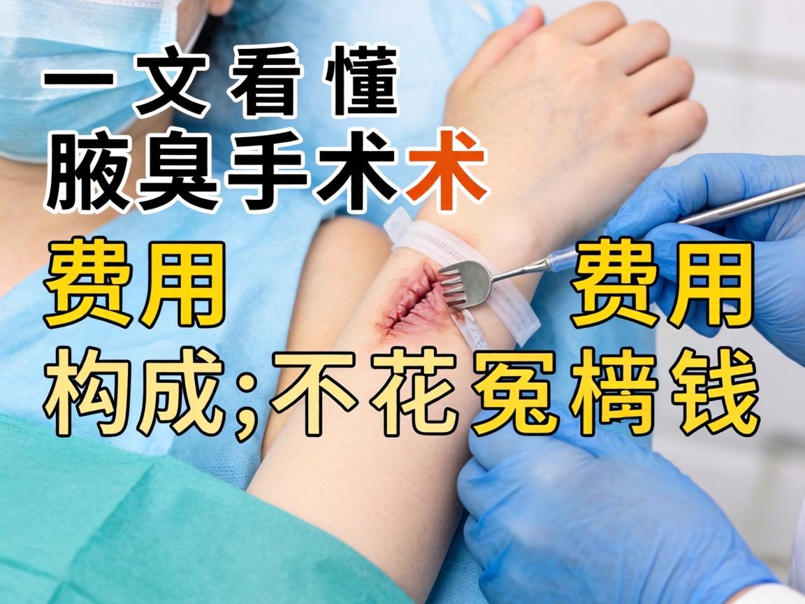 腋臭微创手术费用全解析，一文看懂腋臭手术费用构成，不花冤枉钱