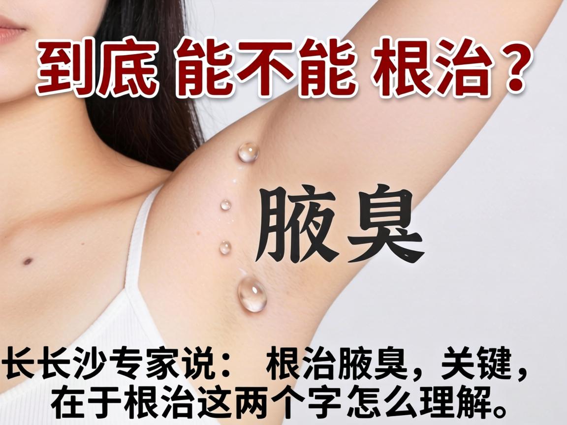 腋臭到底能不能根治？长沙专家说，根治腋臭，关键在于根治这两个字怎么理解