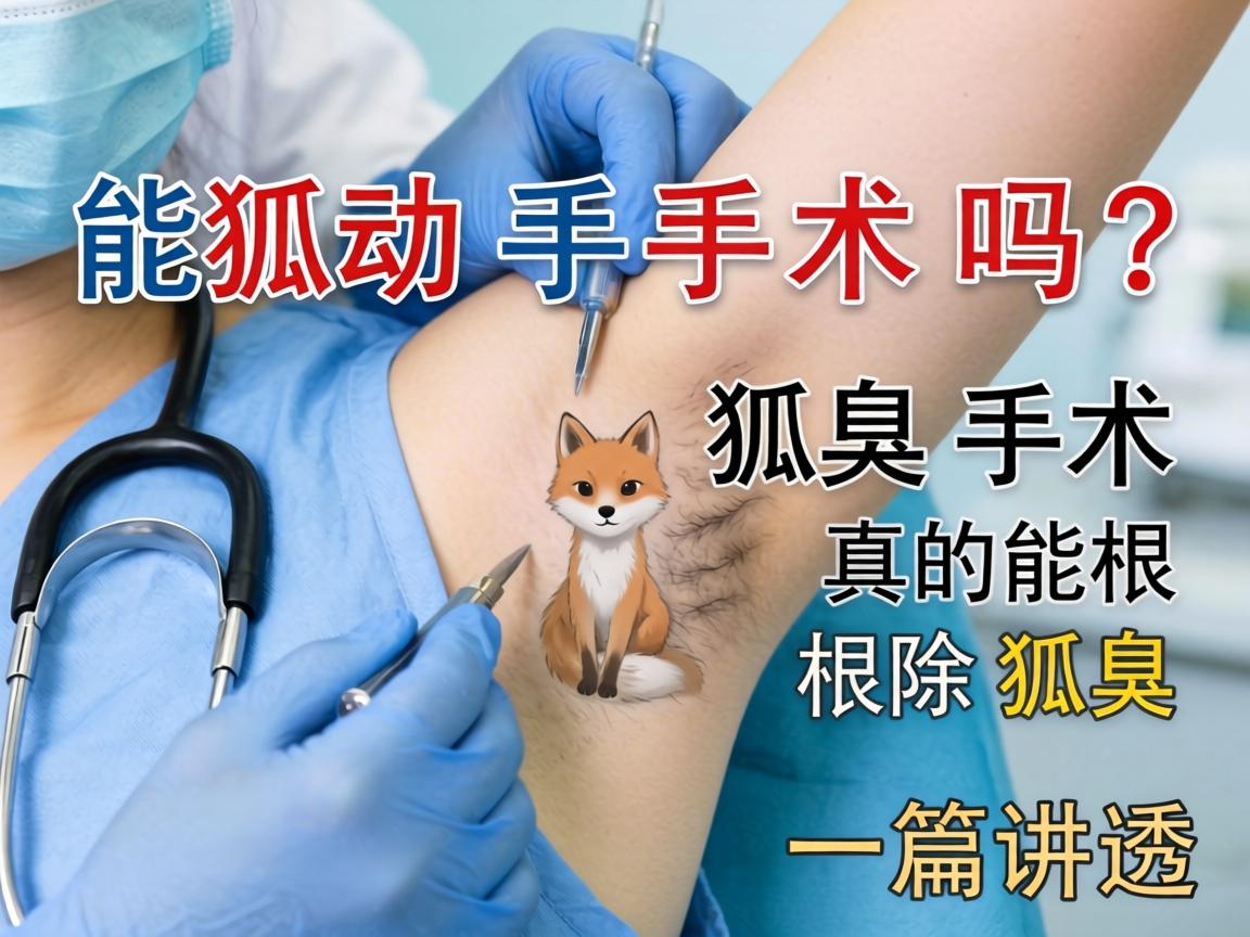 狐臭能动手术吗？狐臭手术真的能根除狐臭吗？一篇讲透