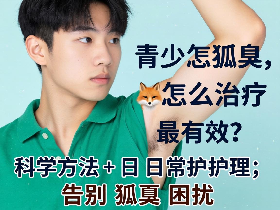 青少年狐臭怎么治疗最有效？科学方法+日常护理，告别狐臭困扰