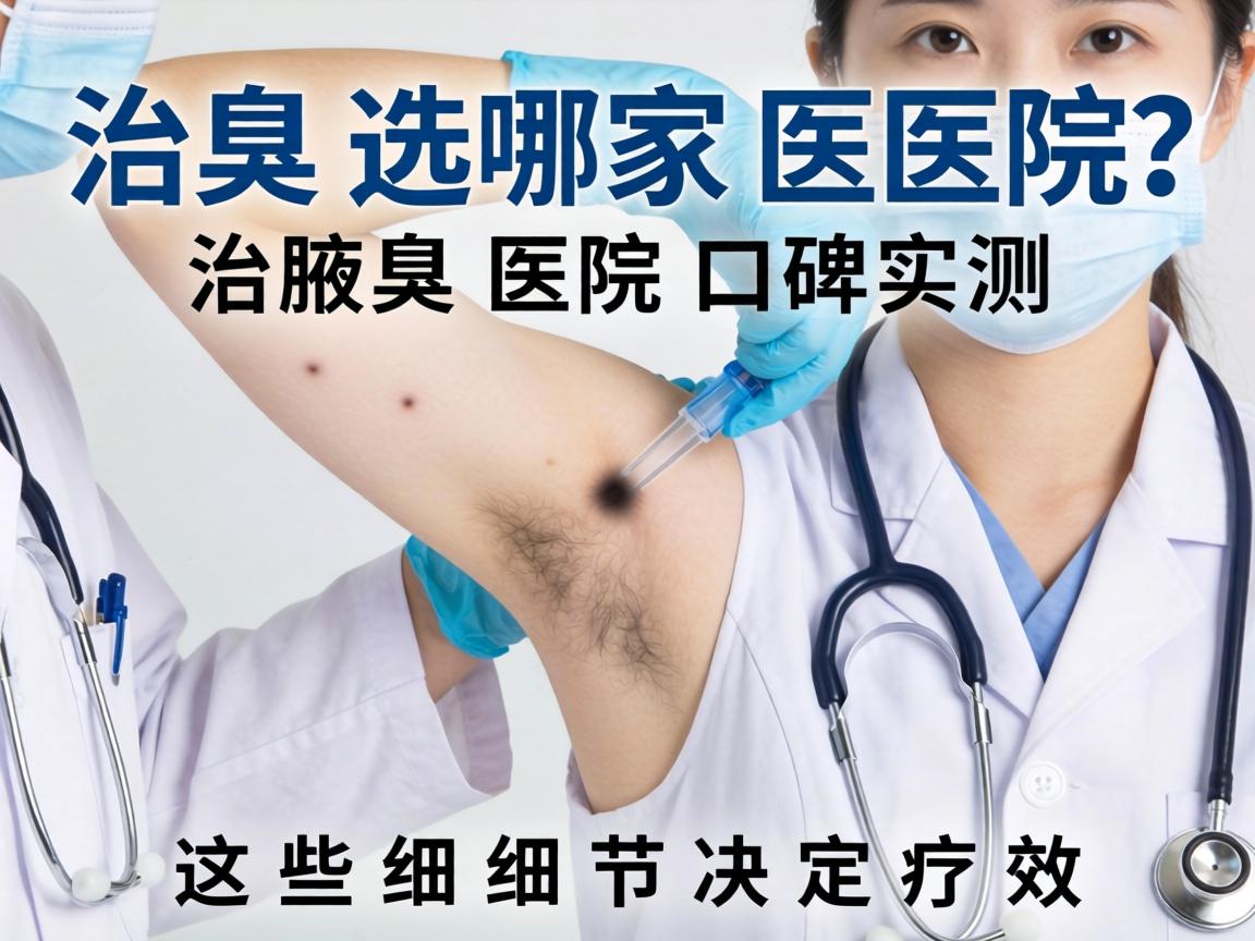 治腋臭选哪家医院？治腋臭医院口碑实测，这些细节决定疗效