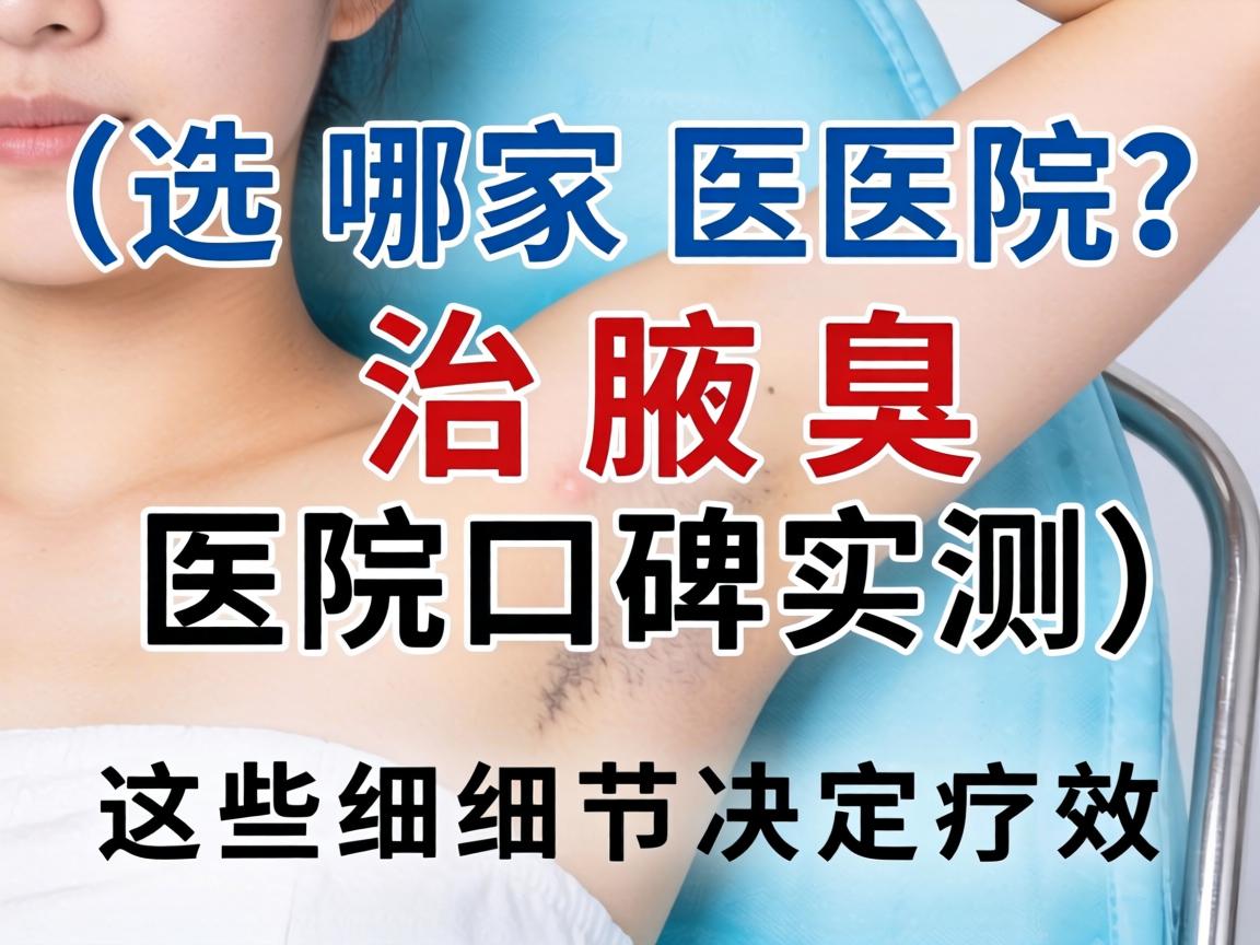 治腋臭选哪家医院？治腋臭医院口碑实测，这些细节决定疗效