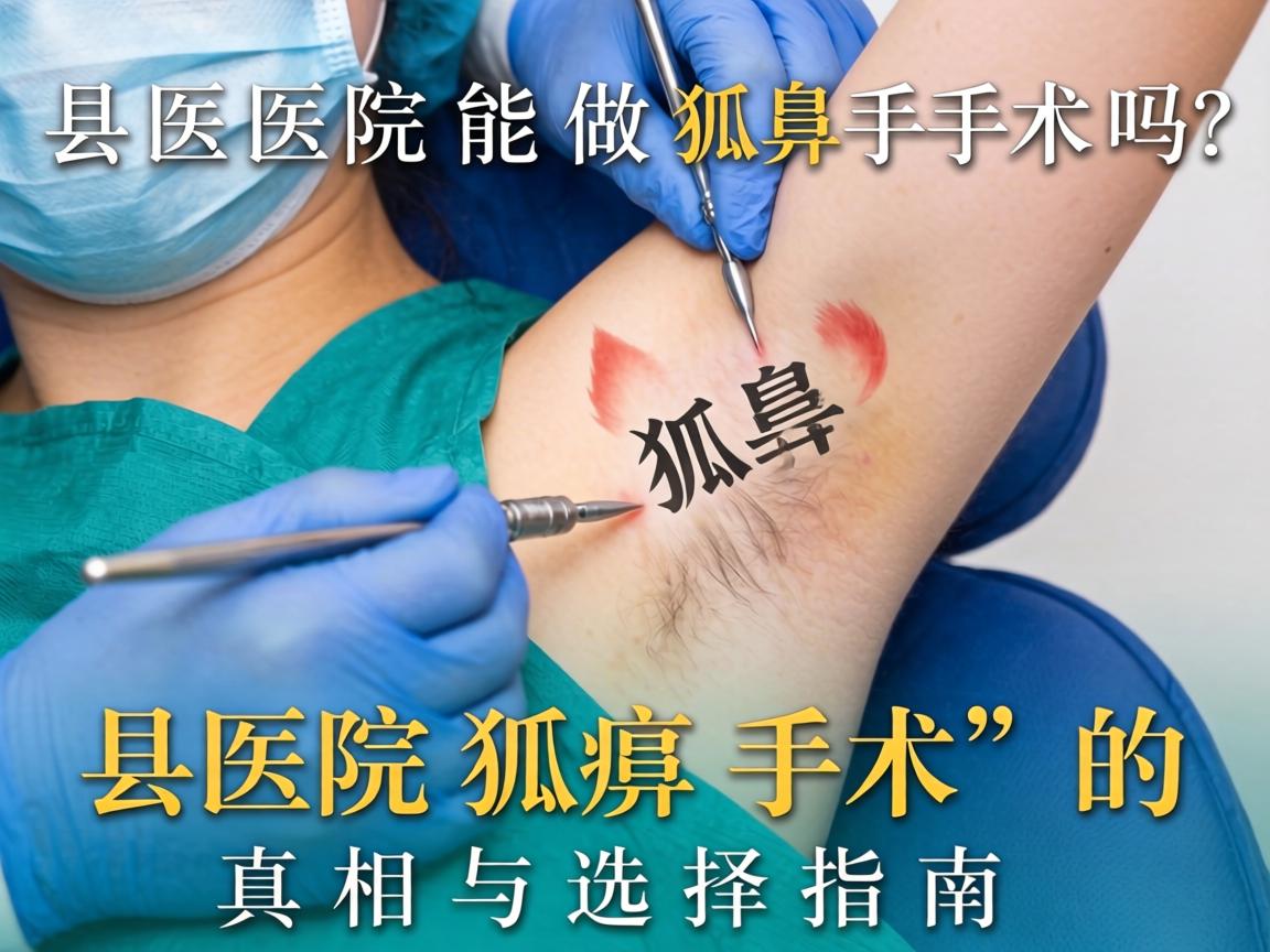县医院能做狐臭手术吗?县医院狐臭手术的真相与选择指南 县医院能做狐臭手术吗?县医院狐臭手术的真相与选择指南