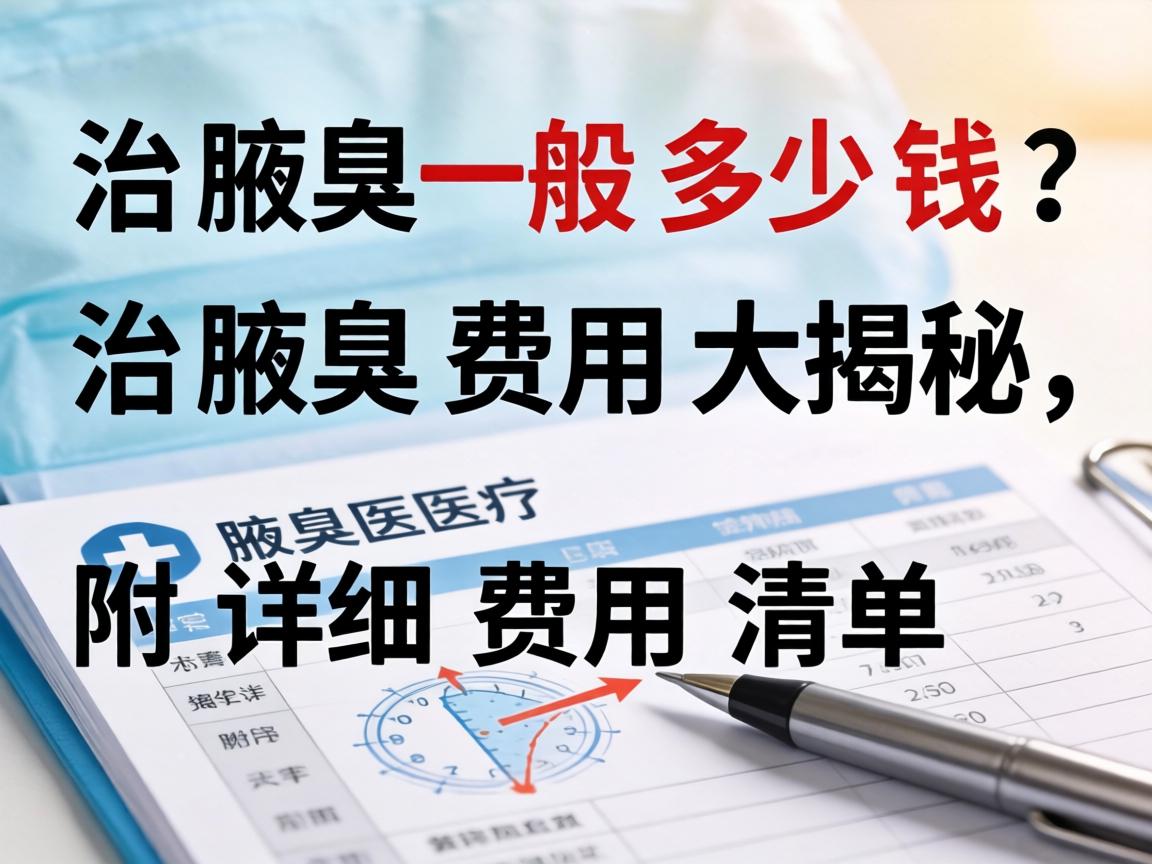 治腋臭一般多少钱?治腋臭费用大揭秘,附详细费用清单 治腋臭一般多少钱?治腋臭费用大揭秘,附详细费用清单