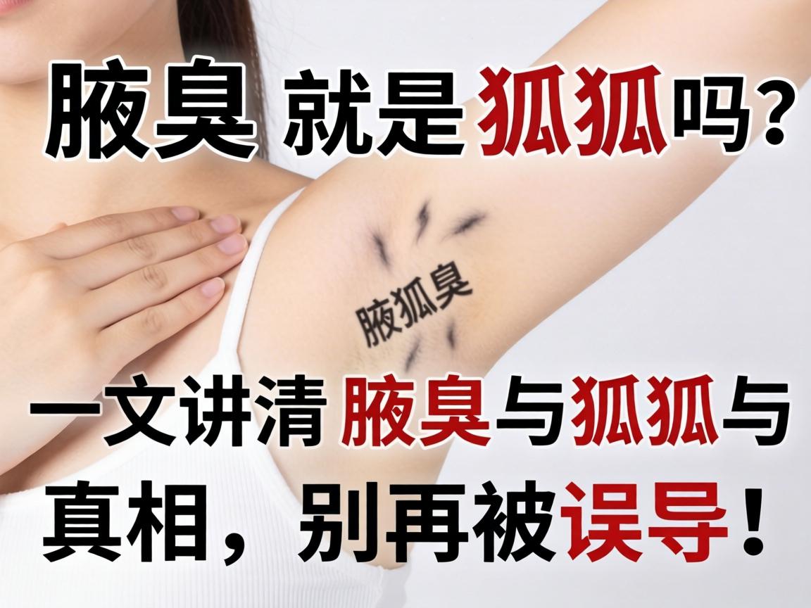 腋臭就是狐臭吗？一文讲清腋臭与狐臭的真相，别再被误导！
