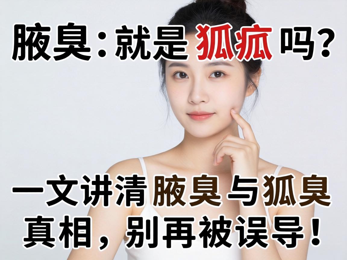腋臭就是狐臭吗？一文讲清腋臭与狐臭的真相，别再被误导！