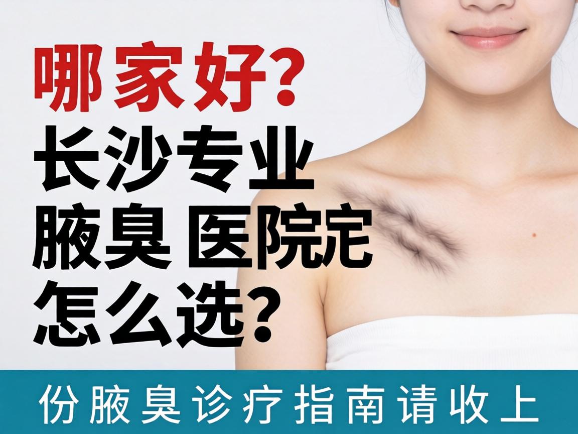 腋臭哪家好？长沙专业腋臭医院怎么选？这份腋臭诊疗指南请收好