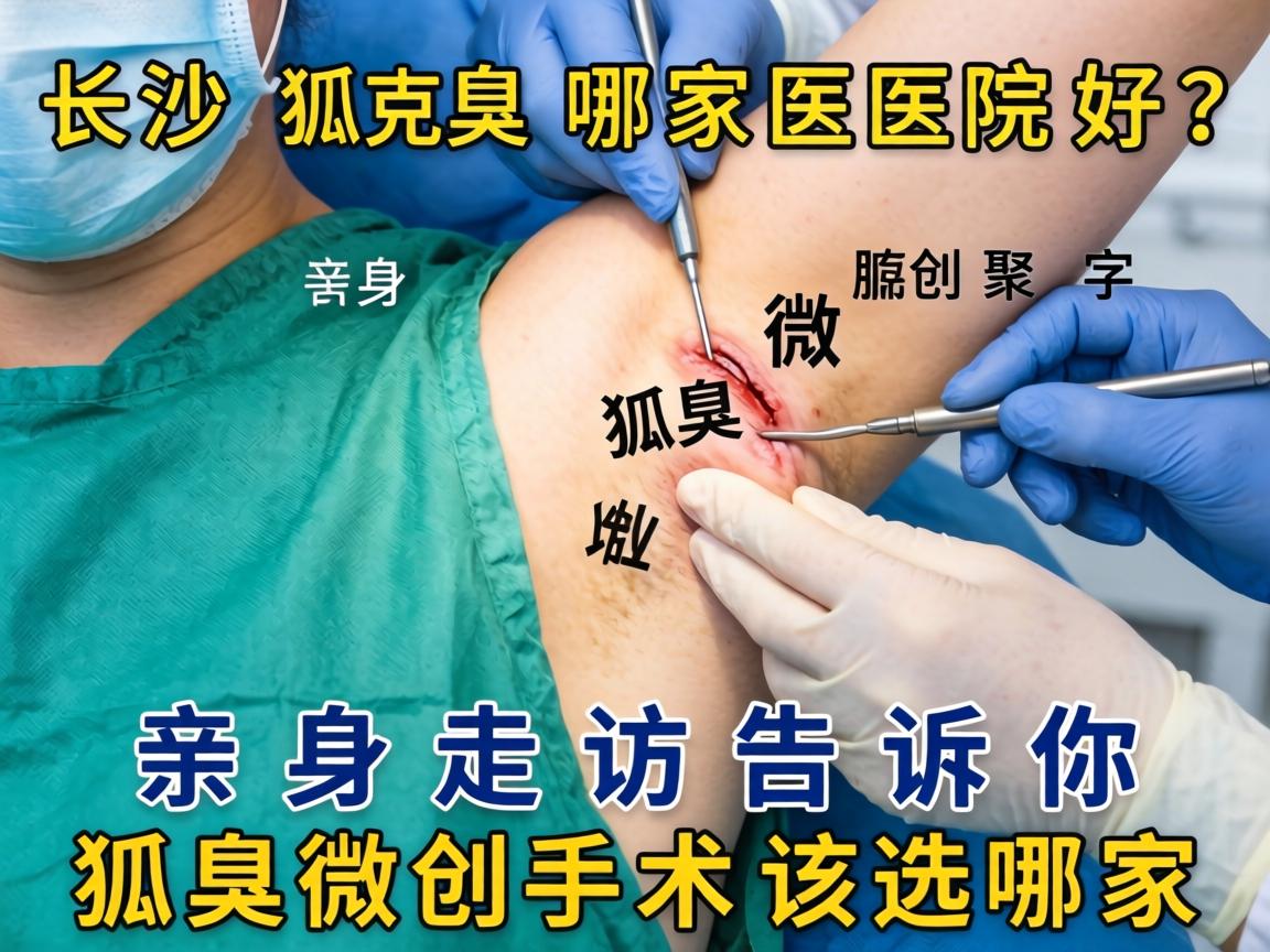 长沙狐臭微创手术哪家医院好？亲身走访告诉你狐臭微创手术该选哪家