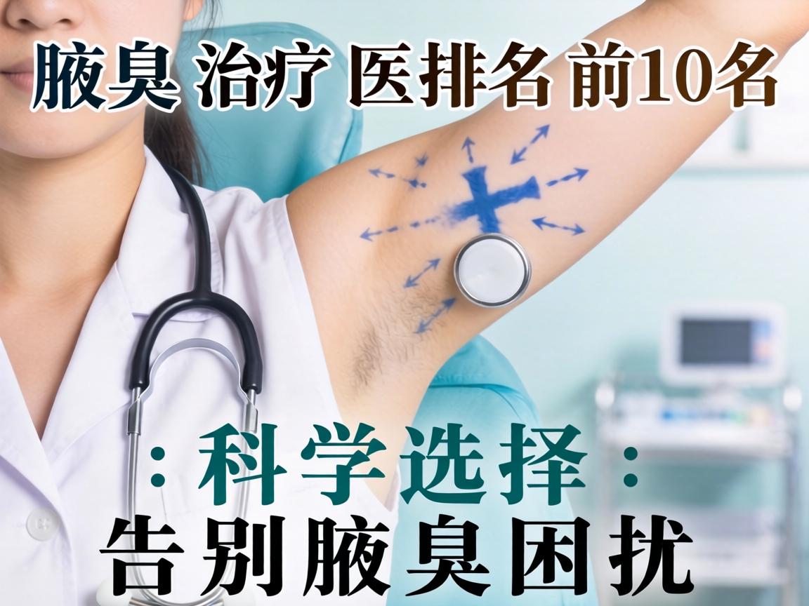 腋臭治疗医院排名前十名，科学选择，告别腋臭困扰