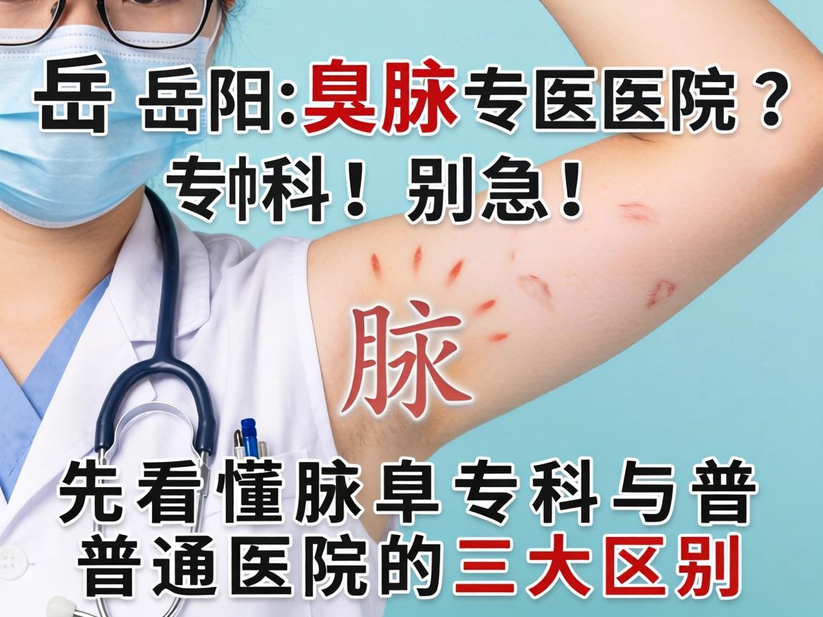 岳阳腋臭专科医院?别急!先看懂腋臭专科与普通医院的三大区别 岳阳腋臭专科医院?别急!先看懂腋臭专科与普通医院的三大区别