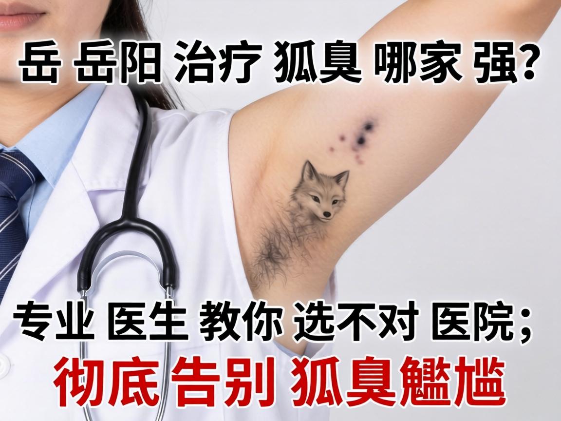 岳阳治疗狐臭哪家强?专业医生教你选对医院,彻底告别狐臭尴尬 岳阳治疗狐臭哪家强?专业医生教你选对医院,彻底告别狐臭尴尬