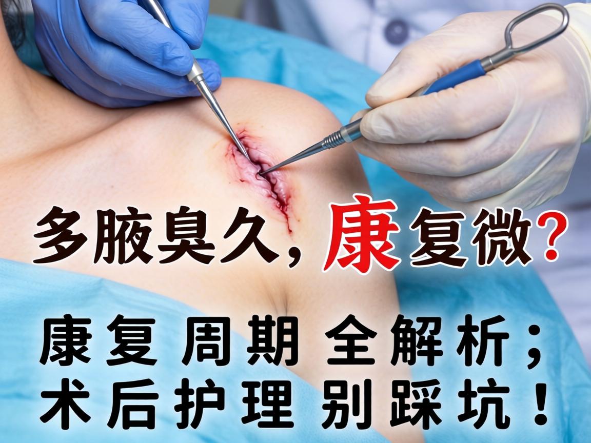 腋臭微创手术多久康复？康复周期全解析，术后护理别踩坑！